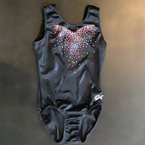 GK Size AXS custom competition gymnastics leotard
